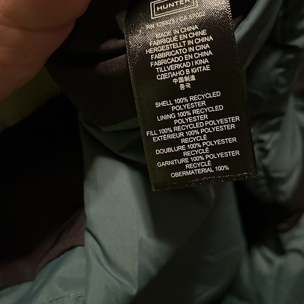 Hunter Packable Puffer Full Zip Coat - Picture 8 of 10